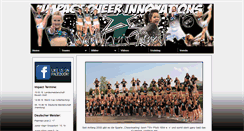 Desktop Screenshot of impact-cheer.com